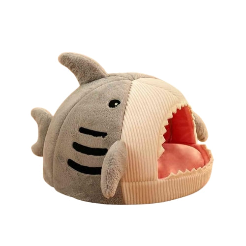 Luxury Plush Shark Pet Bed